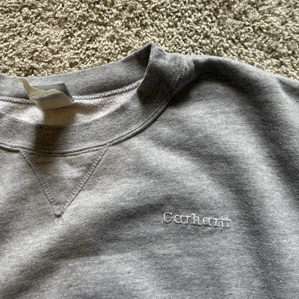 Vtg Carhartt K124 MOS Sweatshirt Mens XL Reg Gray - Picture 2 of 8